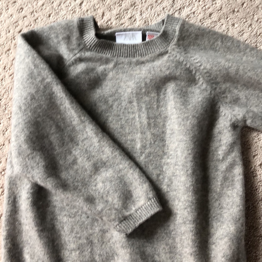 Cashmere (100%) Zara sweater , gray